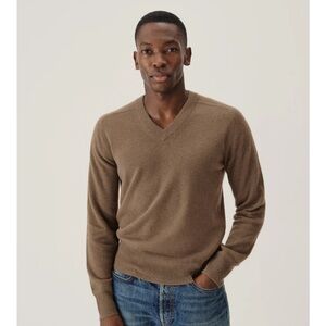 Buck Mason Men's Small Cashmere V-Neck Sweater
